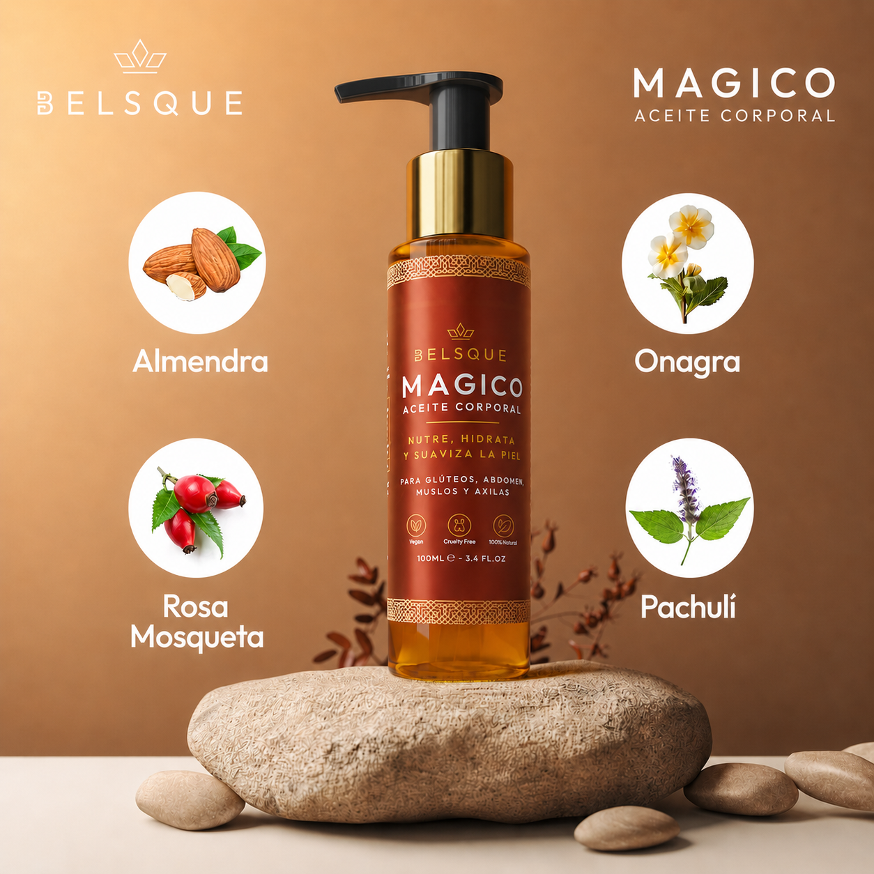 Aceite corporal Magico.